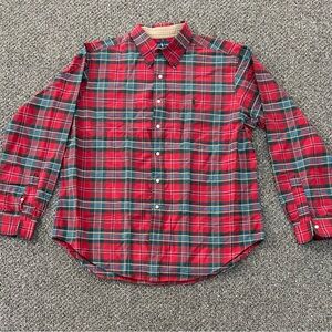 Polo Ralph Lauren Classic Red Plaid Men's Shirt